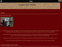 Tablet Screenshot of maggiohairstudio.com